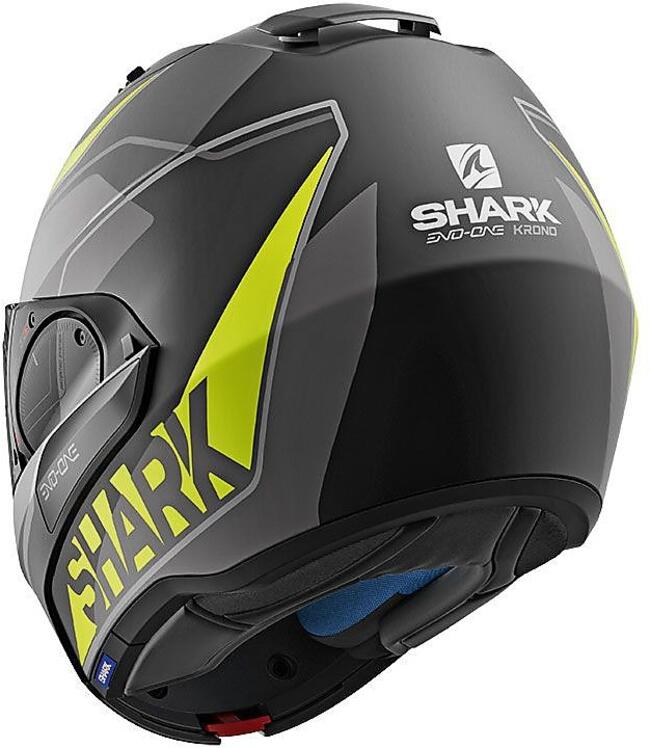 Caschi Modulari Nero/giallo Shark