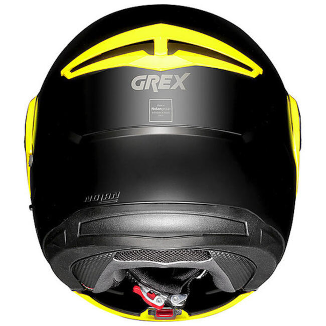 Caschi Modulari Nero/giallo Grex