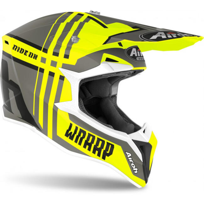 Casco Cross Wraap Broken Airoh