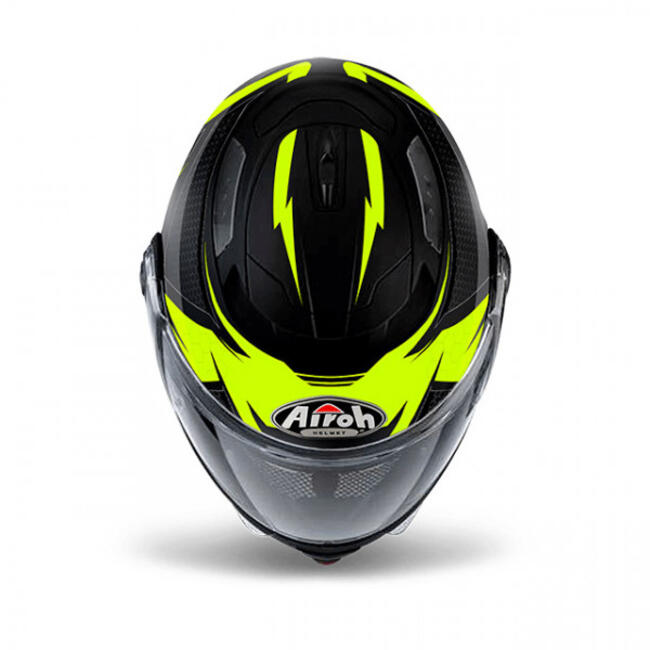 AIROH CASCO MODULARE PHANTOM-S BEAT GIALLO OPACO