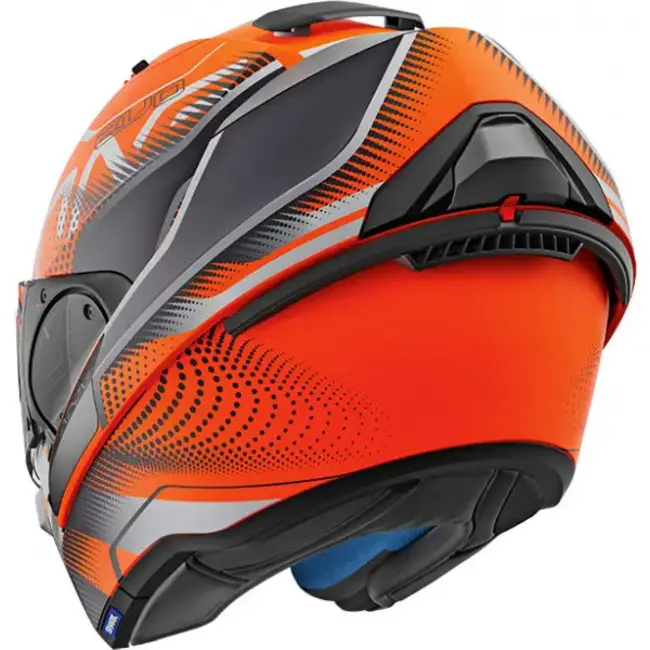 Casco Modulare Evo One 2 Keenser Nero Arancio Antracite Shark