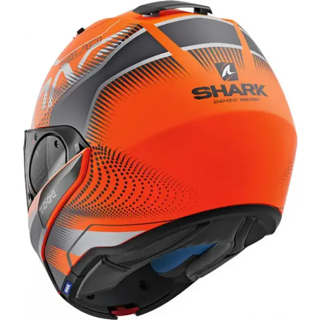 Casco Modulare Evo One 2 Keenser Nero Arancio Antracite Shark