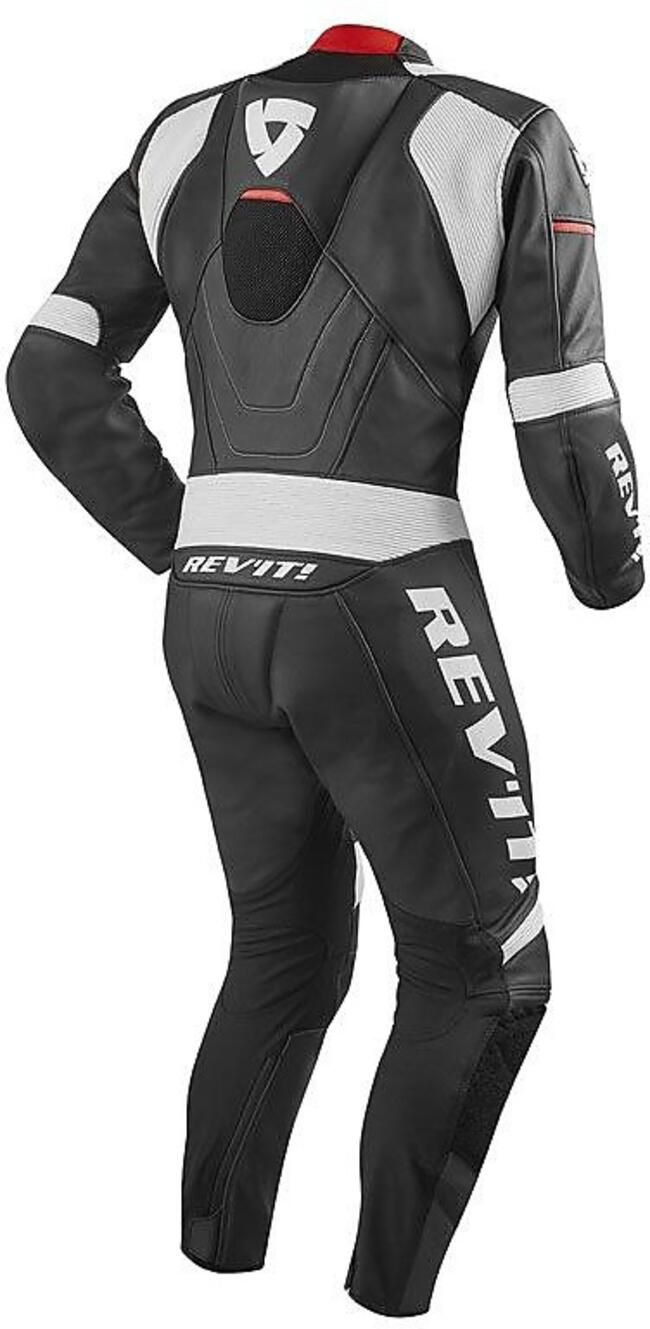 Tute Da Moto Nero/bianco/rosso Revit Uomo