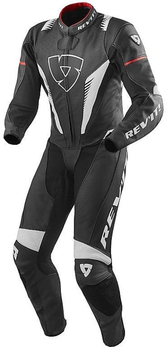 Revit Tute Da Moto Nero/bianco/rosso Uomo