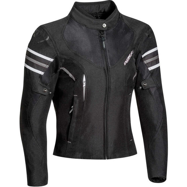 Ixon Giacche E Giubbotti Da Moto Nero/bianco Donna