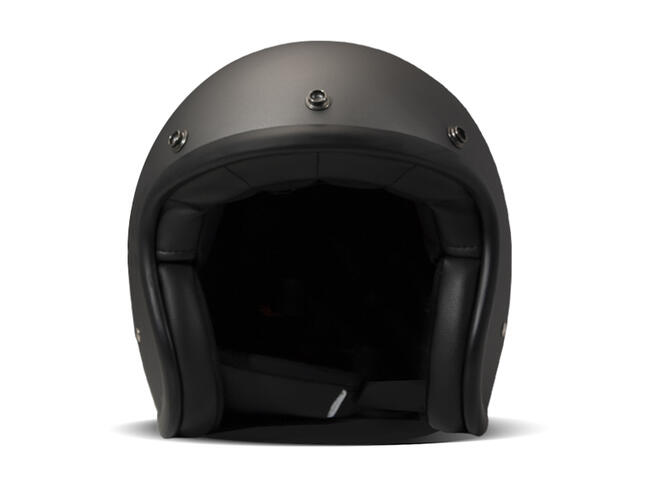 Casco Jet Fibra Vintage Matt Grey Dmd