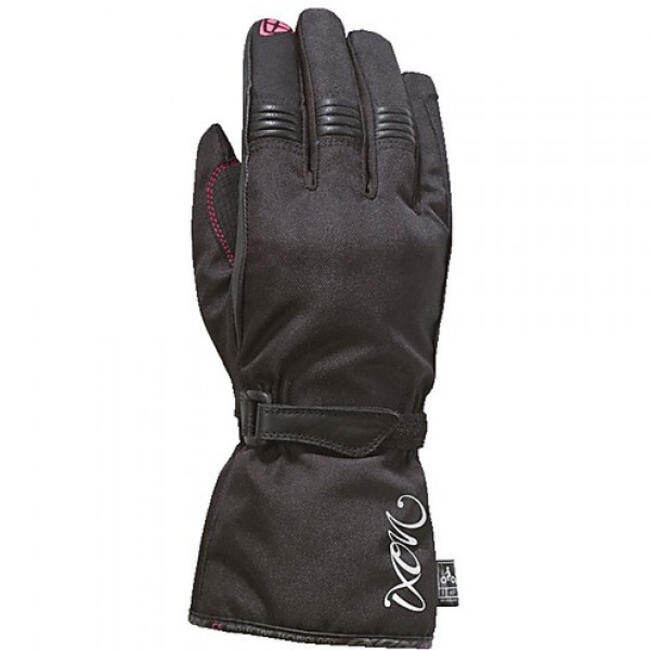 Ixon Guanti Da Moto Nero/fucsia Donna