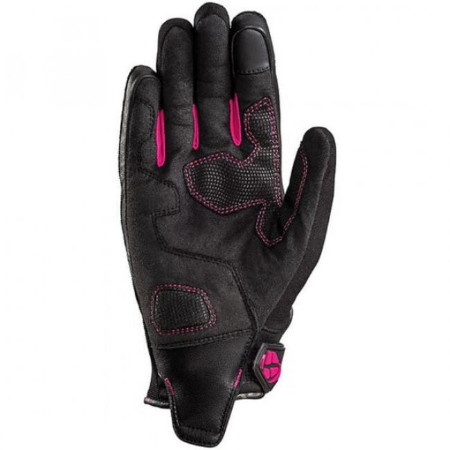 Ixon Guanti Da Moto Nero/fucsia Donna