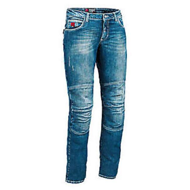 Pmj Pantaloni Da Moto Blu Donna