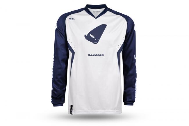 Maglia Motocross Bamberg Ufo Nero/arancio Blu/bianco