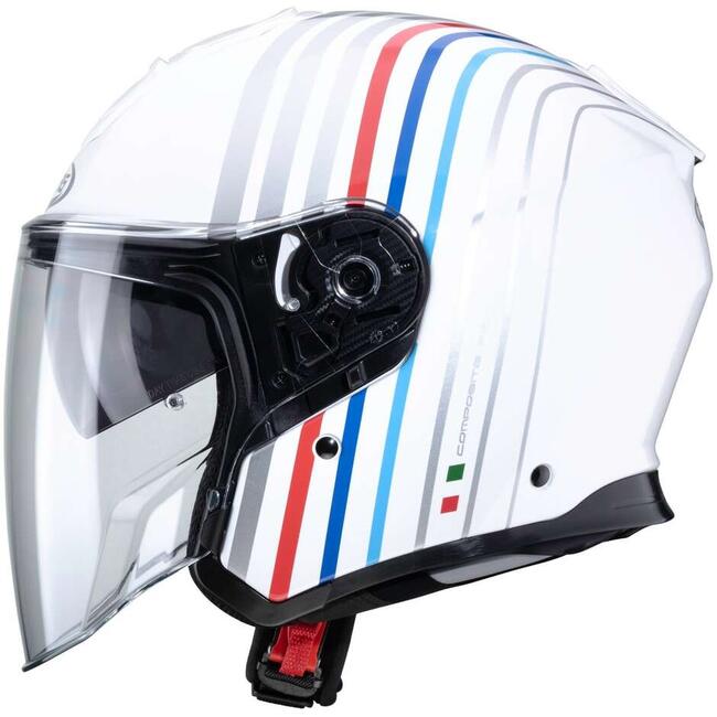 Caschi Jet Bianco/rosso/blu Caberg Unisex