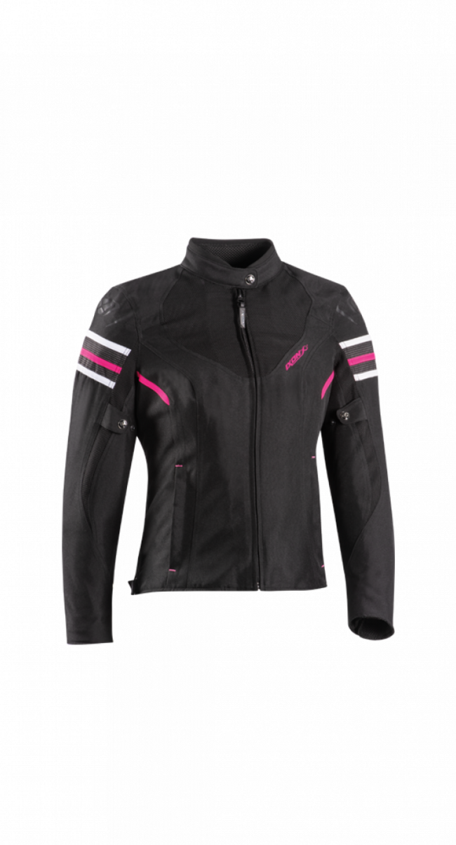 Ixon Giacche E Giubbotti Da Moto Nero/fucsia Donna