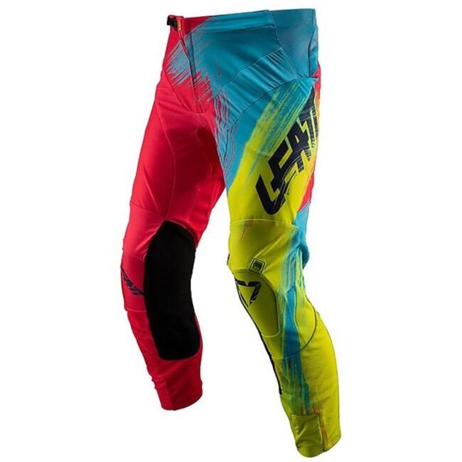 Leatt Pantaloni Da Moto Rosso/giallo