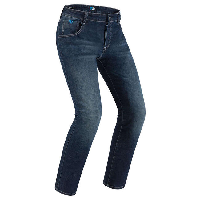 Pmj Pantaloni Da Moto Blu Donna