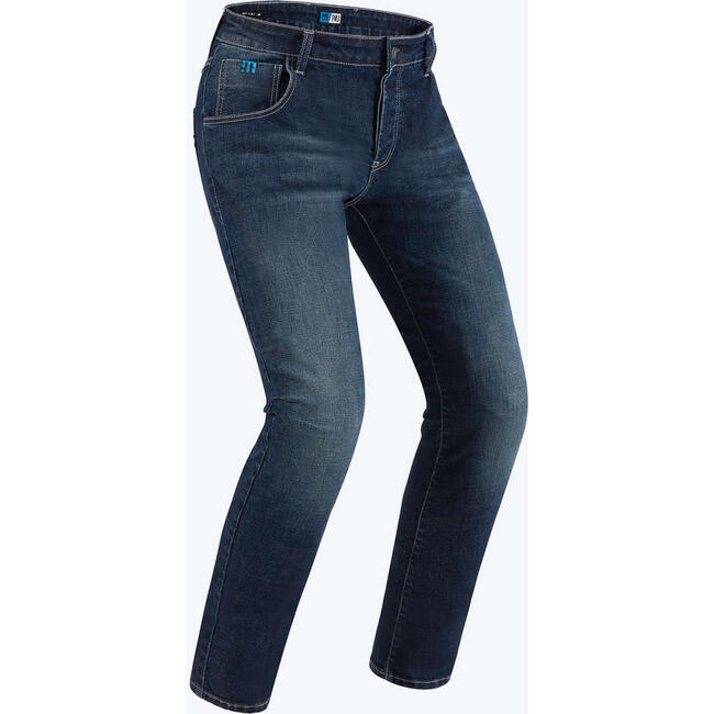 Pmj Pantaloni Da Moto Blu Uomo