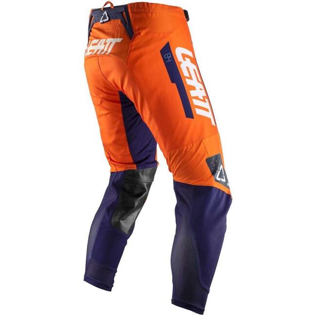 Pantaloni Da Moto Blu/arancio Leatt
