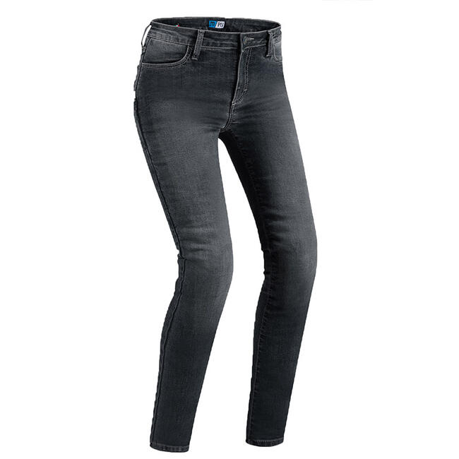 Pmj Pantaloni Da Moto Nero Donna