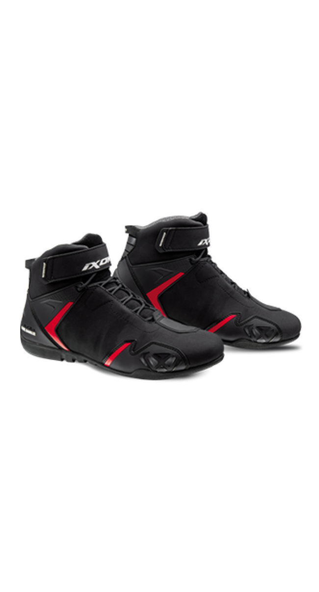 Ixon Scarpe Da Moto Nero/rosso