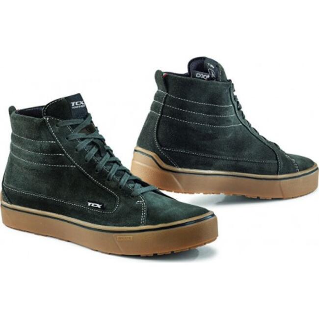 Tcx Scarpe Da Moto Marrone/verde Uomo