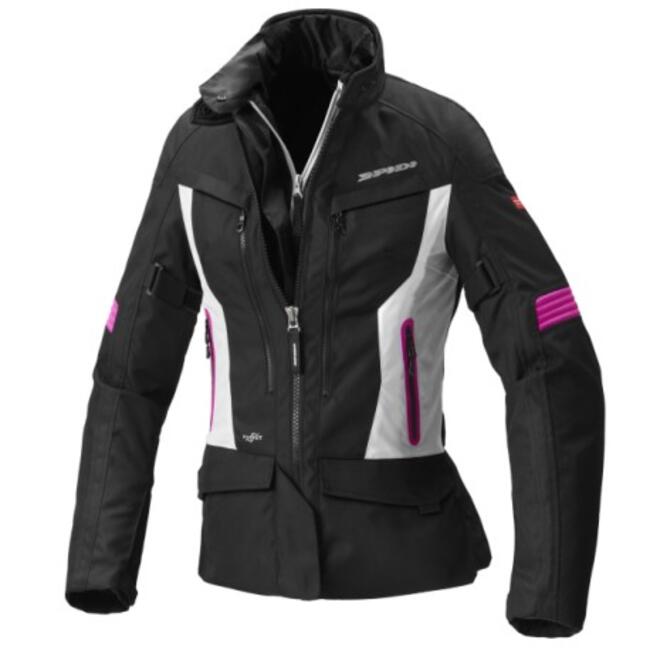 Spidi Giacche E Giubbotti Da Moto Nero/fucsia Donna