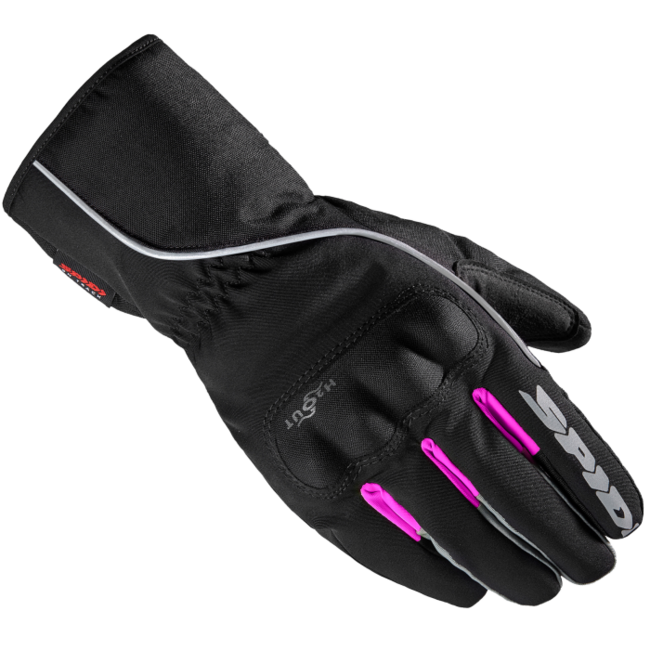 Guanti Da Moto Nero/fucsia Spidi Donna