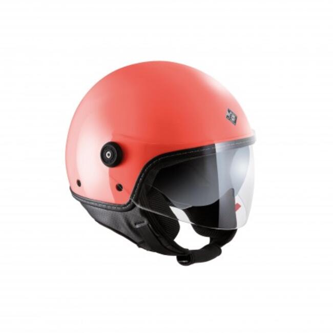 Casco Jet El'mettin Rosa Corallo Tucano Urbano