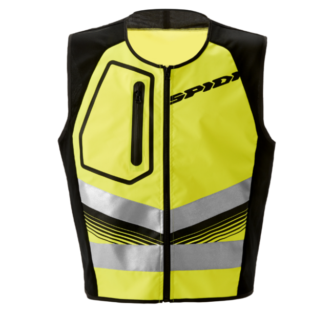 Gilet Alta Visibilita' Hv Vest Spidi Nero/giallo